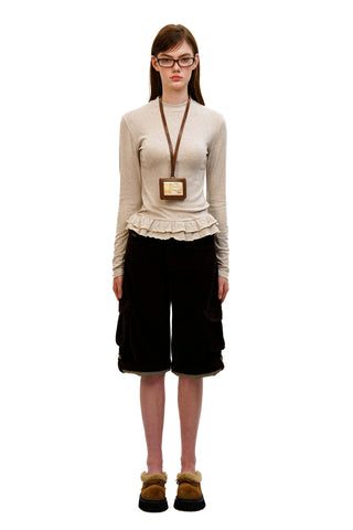 [Moromoro2] Long Sleeve Lace T-shirt