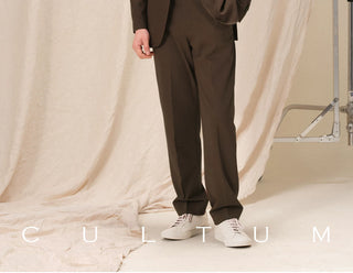 [CULTUM] Solid Basic Crewneck T-Shirt (2pcs)