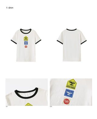 [CONP] Washed Textured T-shirt