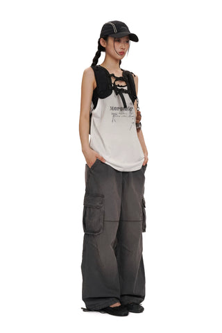 [moromoro2] Leather Ballet Flats