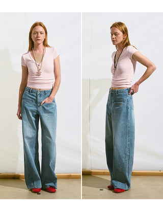 [NOTAWEAR] Summer Loose Straight-Leg Jeans
