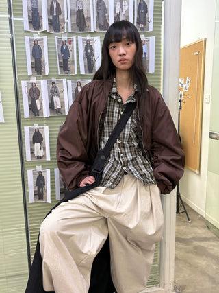 [NeverSeez] Plaid Cotton Shirt