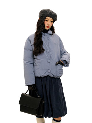 [Moromoro2] Bow Pocket Down Jacket