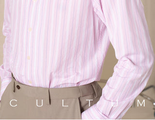 [CULTUM] Cotton Stripe Shirt