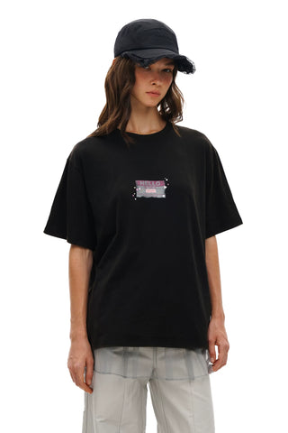 [Moromoro2] Distressed Print T-shirt