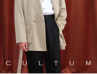 [CULTUM] Tencel Blend Short Robe