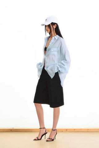 [NOTAWEAR] Low-Rise Bermuda Shorts