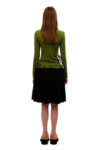 [Moromoro2] Long Sleeve Lace T-shirt