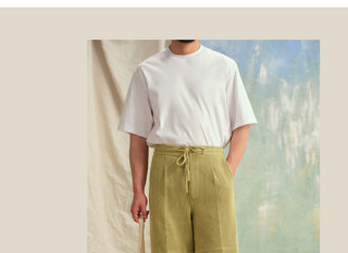 [CULTUM] Knit Drawstring Shorts