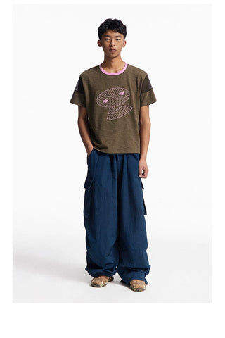 [CONP] Textured Embroidered T-shirt