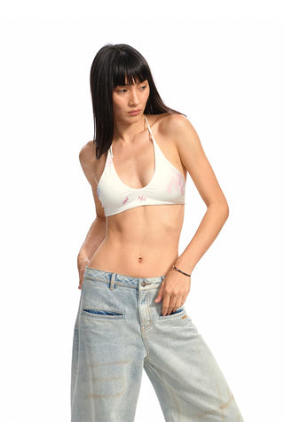 [NOTAWEAR] U-neck Halter Cami Top