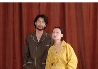 [CULTUM] Piped Pajama Shirt