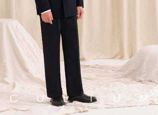 [CULTUM] Double-breasted Peak Lapel Suit Set