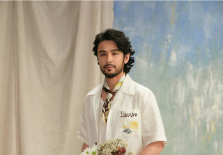 [CULTUM] Linen Cuban Collar Shirt