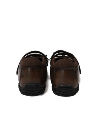 [Moromoro2] Leather Mary Jane Bow Flats