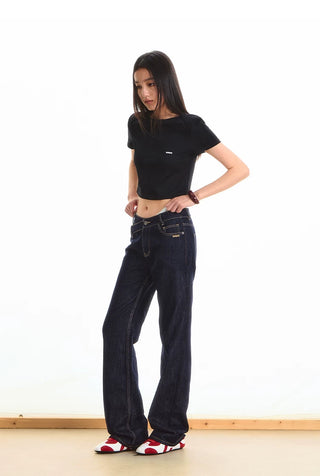 [NOTAWEAR] Envelope Collar Cotton T-Shirt