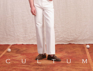 [CULTUM] Stripe Short-Sleeve Tee