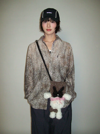 [moromoro2] Leopard Print Shirt