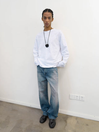 [NeverSeez] Slub Cotton Long Sleeve T-shirt