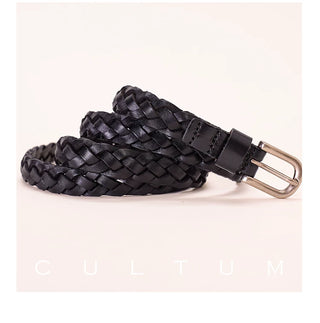 [CULTUM] Leather Woven Belt