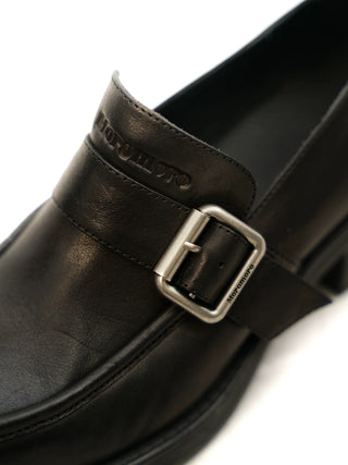 [Moromoro2] Distressed Leather Loafers