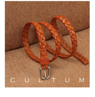 [CULTUM] Leather Woven Belt