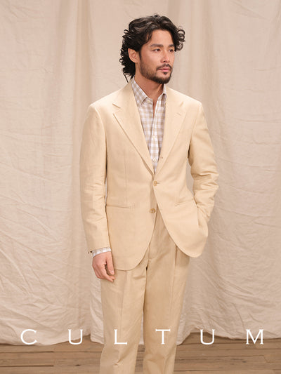 [CULTUM] Notched Lapel Suit Set