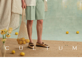 [CULTUM] Linen Cuban Collar Shirt