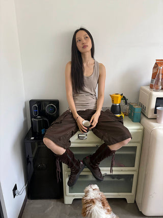 [NeverSeez] Layered Multi Cami Top