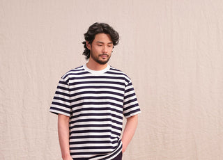 [CULTUM] Stripe Short-Sleeve Tee