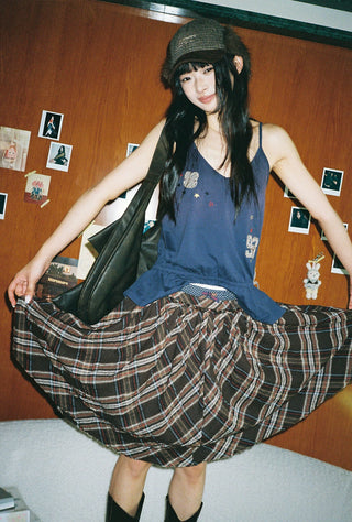 [Moromoro2] Rabbit Applique Stone Wash  Camisole