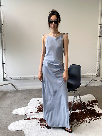 Off-Shoulder Strappy Adjustable Dress