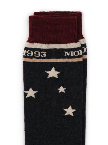 [Moromoro2] Color Block Star Sport Socks
