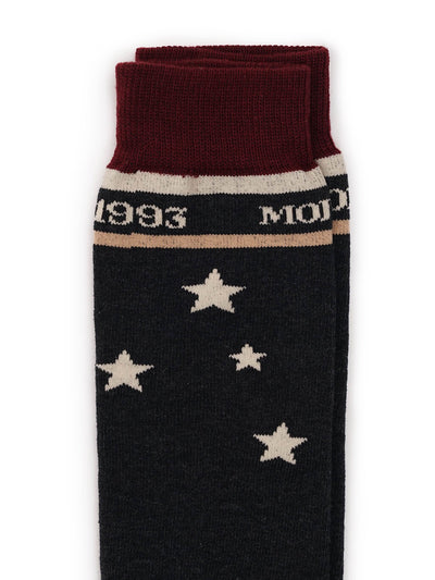 [Moromoro2] Color Block Star Sport Socks
