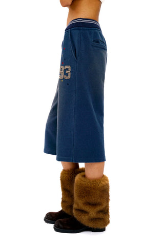 [Moromoro2] Distressed Star Applique  Sweatpants