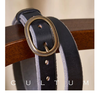 [CULTUM] Top Grain Distressed Belt