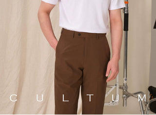 [CULTUM] Solid Color Polo Shirt