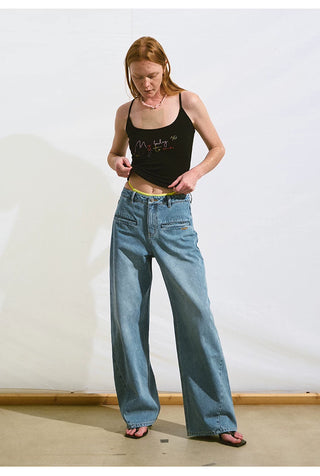 [NOTAWEAR] Summer Loose Straight-Leg Jeans