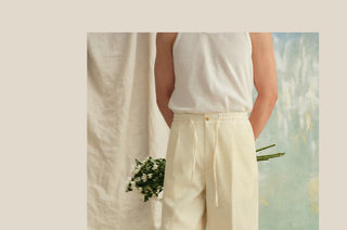 [CULTUM] Wave Texture Drawstring Shorts