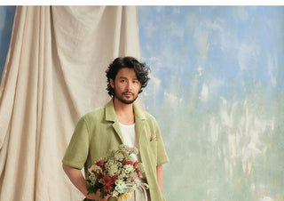 [CULTUM] Cuban Collar Shirt