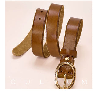 [CULTUM] Top Grain Distressed Belt