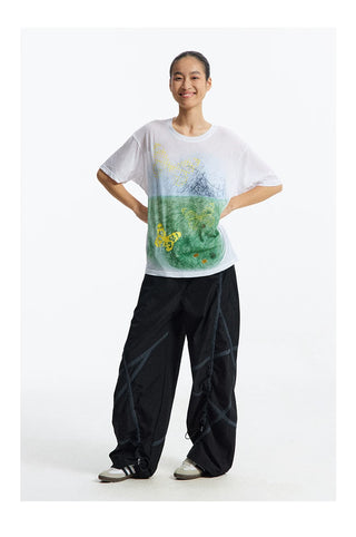 [CONP] Textured Graphics T-shirt