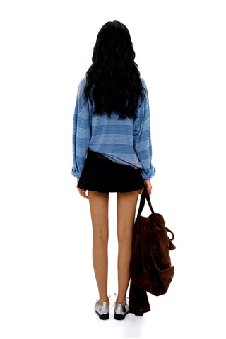 [Moromoro2] Faux Three-piece Pleated Skirt