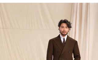 [CULTUM] Double-breasted Peak Lapel Suit Set