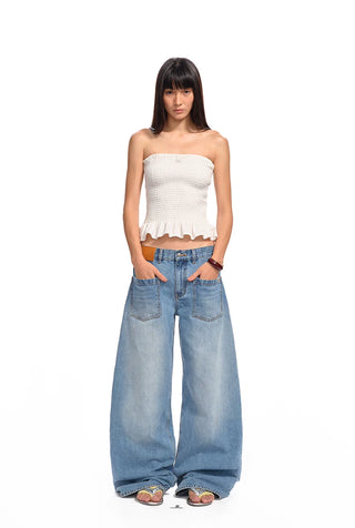 [NOTAWEAR] Mermaid Ruffle Tube Top