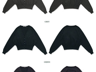 [Moromoro2] Knit Cardigan Skirt Set