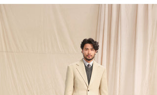 [CULTUM] Double-breasted Peak Lapel Suit Set