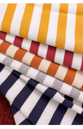 [CULTUM] Stripe Short-Sleeve Tee