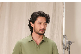 [CULTUM] Solid Color Polo Shirt