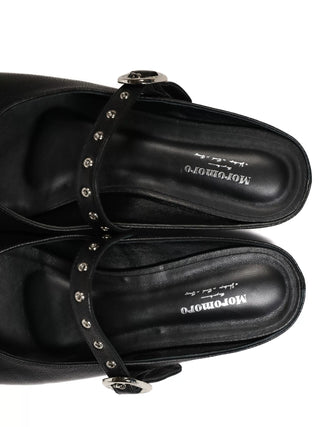 [moromoro2] Leather Ballet Flats